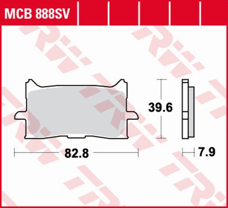 TRW ZF KLOCKI HAMULCOWE KH679 SINTER ROAD/TRACK HONDA CB 300R/650R, CBR 600R '18-, CRF 1000/1100 AFRICA TWIN '15-, PRZÓD (1)