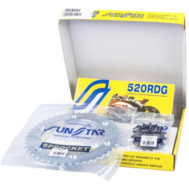 SUNSTAR ZESTAW NAPĘDOWY YAMAHA TTE 600 '96-'98 STANDARD (15/47/110) (DO 750CC) (SUN37215/SUN1-3538-47/SS520RDG-110N) - MADE IN JAPAN - OFERTA SPECJALNA (1)