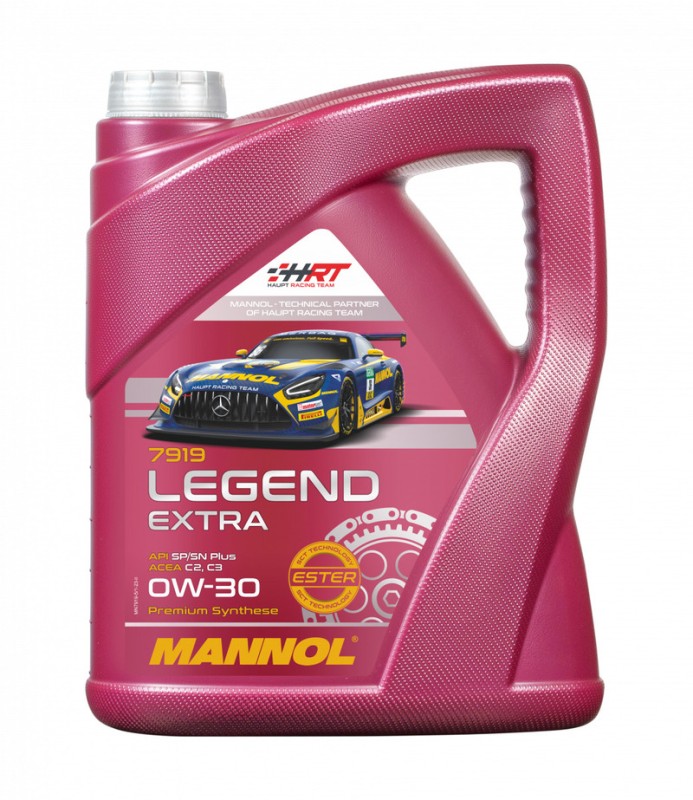 MANNOL OLEJ SILNIKOWY SAMOCHODOWY 0W30 LEGEND EXTRA ESTER C2/C3 5 LITRÓW (7919) (SYNTETYCZNY)