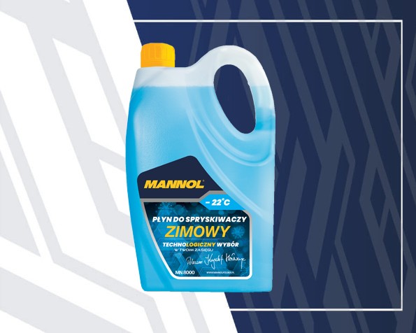 MANNOL ZIMOWY PŁYN DO SPRYSKIWACZY DO - 22 STOPNI 4L (METANOL) (MN8000) (1)