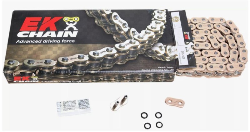 EK ŁAŃCUCH NAPĘDOWY ZVX3 ULTRA SPORT NX-RING 520ZVX3 116 OGNIW (DO 1200CCM) (41,8KN) (MADE IN JAPAN) (ZAKUWKA) (1)