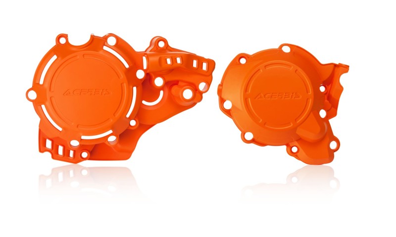 ACERBIS OSŁONY SILNIKA (OSŁONA POKRYWY / DEKLA SPRZĘGŁA I ALTERNATORA) X-POWER KTM EXC 250 / 300 '17-'19, SX 250 '17-'18, HUSQVARNA TE 250 / 300 '17-'19, TC 250 '17-'18 KOLOR POMARAŃCZOWY