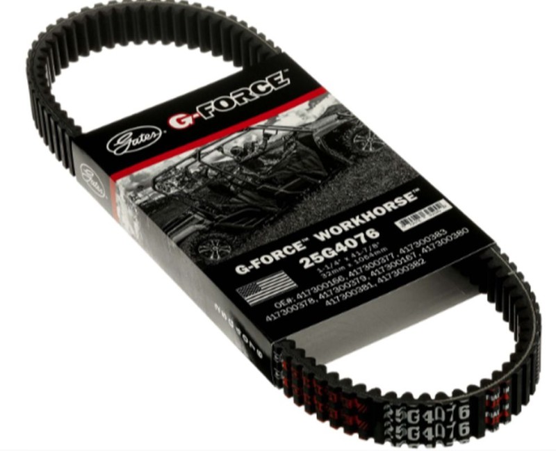 GATES PASEK NAPĘDOWY ATV G-FORCE (1065x32x13,6MM) POLARIS ACE 570 '15-'17, POLARIS 325 M1400 '15-'16, RANGER/RANDER CREW 500/570 '14-'20, RANGER ETX 325 '15-'16 (25G4076) (ZASTĘPUJE 9823-01039 ORAZ 9827-01109) (1)