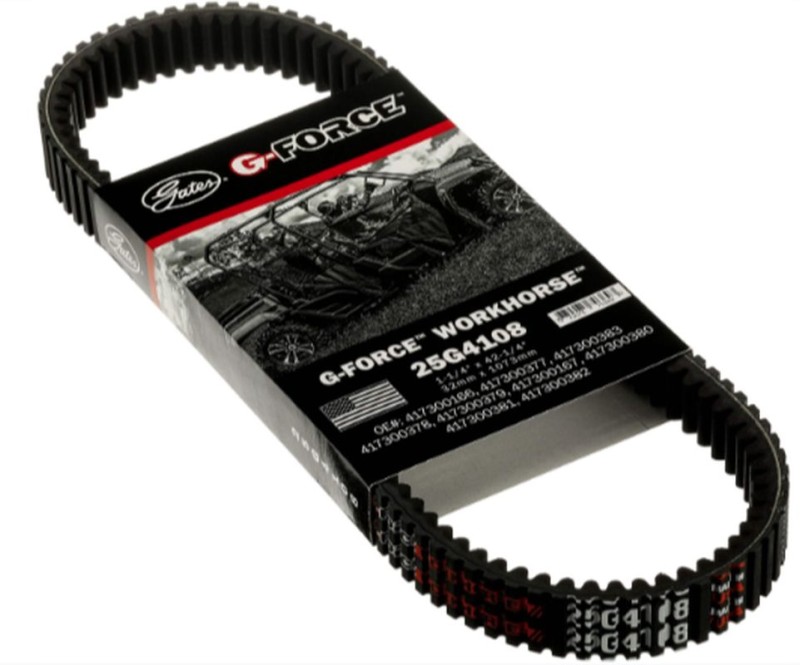 GATES PASEK NAPĘDOWY ATV G-FORCE (1073x32x14,4MM) POLARIS ACE 500/570 '18-'20, GENERAL/RANGER CREW/XP 1000 '16-'20, RZR 570 '17-'20, RZR S 1000 '19-'20 (25G4108) (ZASTĘPUJE 9823-01082 ORAZ 9827-01140) (1)