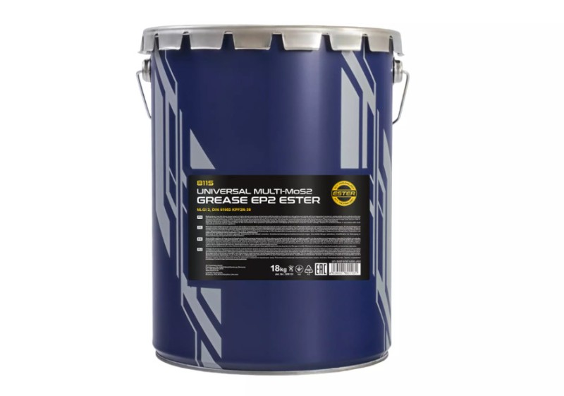 MANNOL SMAR UNIWERSALNY EP-2 MULTI MOS2 Z DWUSIARCZKIEM MOLIBDENU DO PRZEGUBÓW 18KG (1)