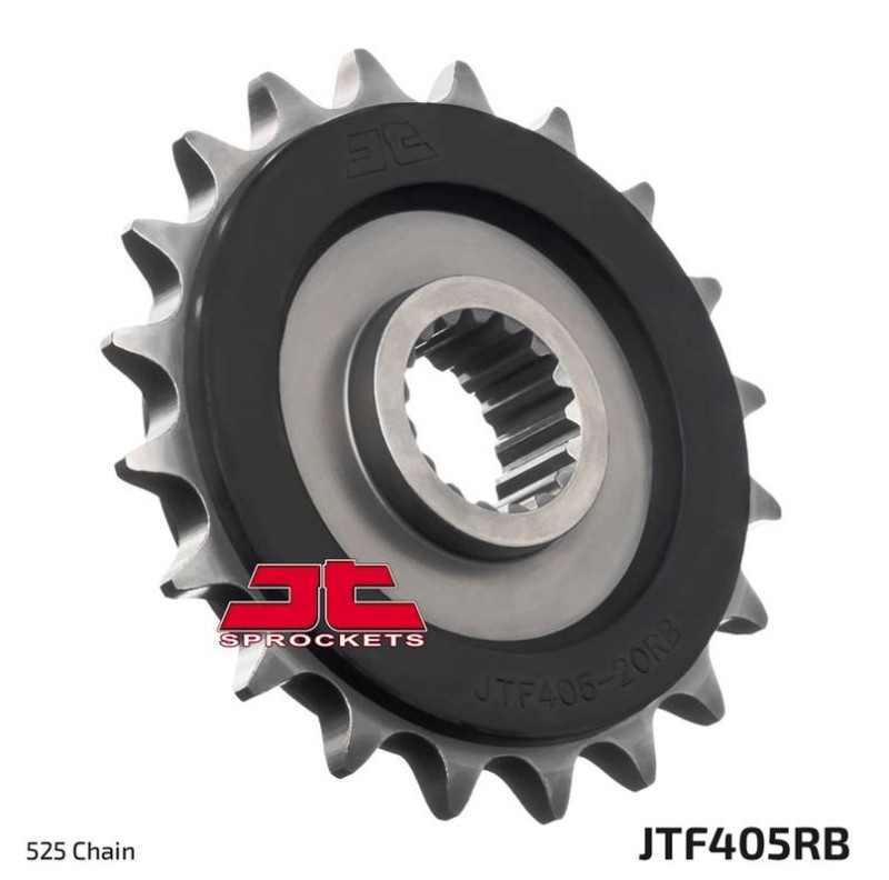 JT ZĘBATKA PRZEDNIA 2078M 19 BMW F 800 R '09-'20 (2078M19JT) (ŁAŃC. 525) (Z GUMĄ) (1)