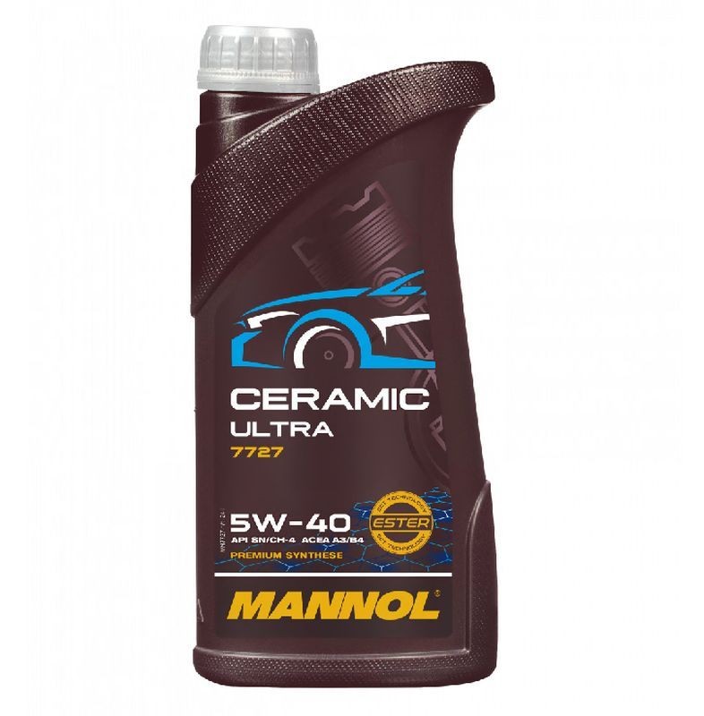 MANNOL OLEJ SILNIKOWY SAMOCHODOWY 5W40 CERAMIC ULTRA 1L (1)