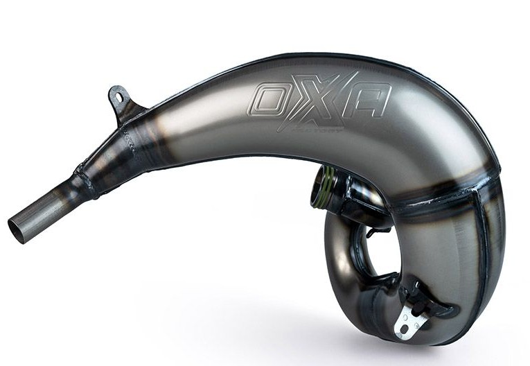 OXA FACTORY 2025/08 DYFUZOR (TUBA REZONANSOWA) FRONT EXHAUST PIPE RACING STEEL SHERCO 250 300 2T 19-24 (1)