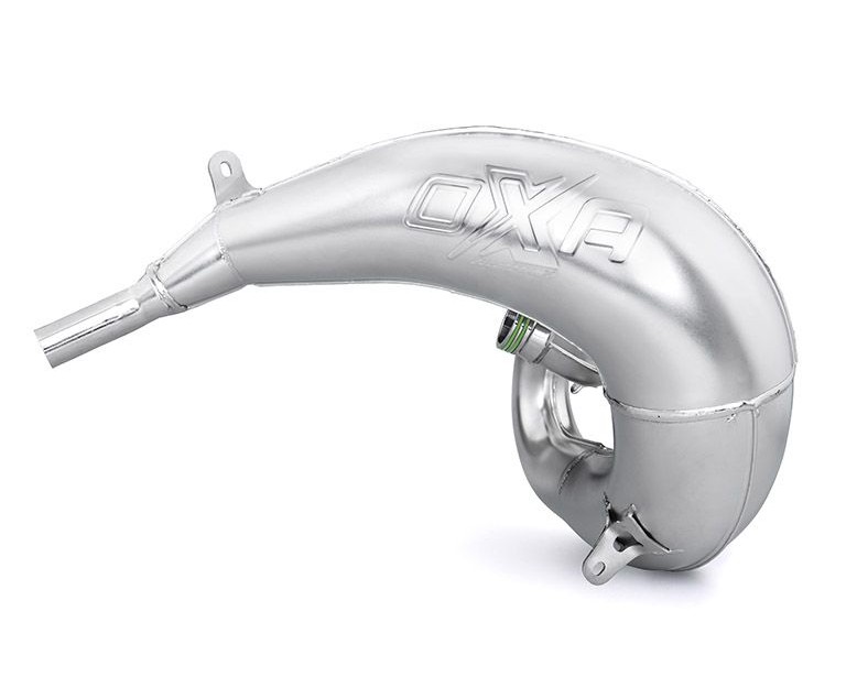 OXA FACTORY 2025/08 DYFUZOR (TUBA REZONANSOWA) FRONT EXHAUST PIPE CHROME SPECIAL ( Fi 30MM ) SHERCO 250 / 300 2T '25