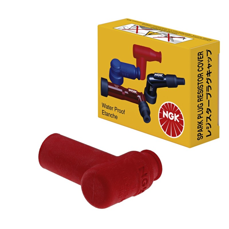 NGK FAJKA NA ŚWIECE GUMOWA (90) (NR 8160) CZERWONA (1)