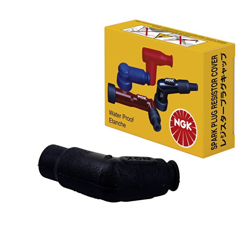 NGK FAJKA NA ŚWIECE (NR 8425) GUMOWA KĄTOWA (120) KOLOR CZARNY (GWINT) (1)