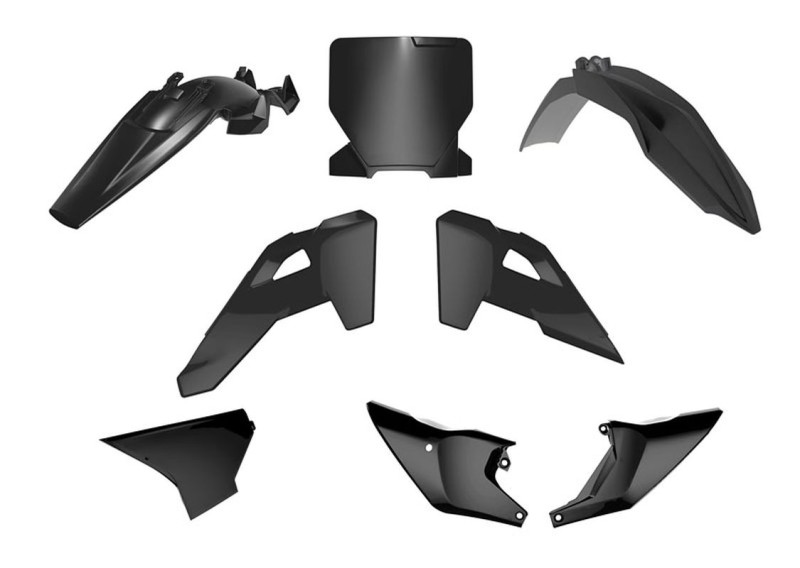 RACETECH (RTECH) KOMPLET PLASTIKÓW HUSQVARNA TC 85 '25 KOLOR CZARNY (1)