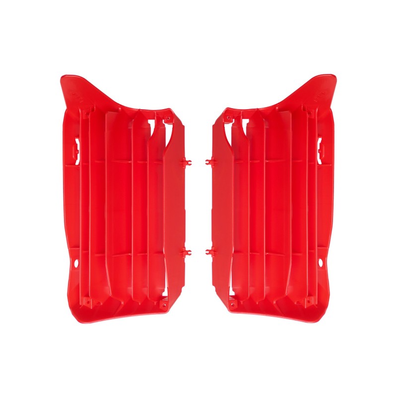 POLISPORT OSŁONY CHŁODNICY (KRATKI-KOMPLET ) HONDA CRF 250F '21-'22; CRF 450F '21-'24 KOLOR CZERWONY