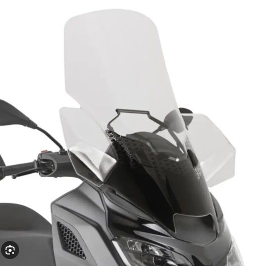 KAPPA 2025/07 SZYBA PIAGGIO MP3 310 '25-, PRZEZROCZYSTA (83,5 X 70 CM)