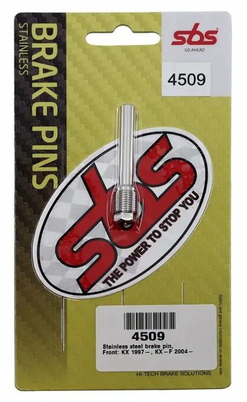 SBS WIESZAK (TRZPIEŃ) KLOCKÓW HAMULCOWYCH PRZÓD KAWASAKI KX125 KX250 97-08, KX250F KX450F 04-18, SUZUKI RMZ250 04-06 (1)