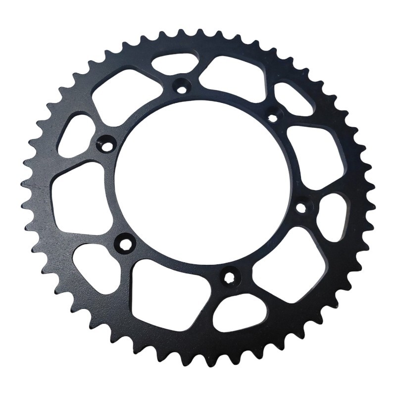 ZĘBATKA TYLNA STALOWA KAWASAKI KX125 80-08, KX250 87-08,19-25, KX250F 04-18, KX450F 06-25, KDX200 89-06, KDX220 97-05, KLX450R 08-21 (48950) 489 51 (JTR460.51) (ŁAŃC.520) KOLOR CZARNY (1)