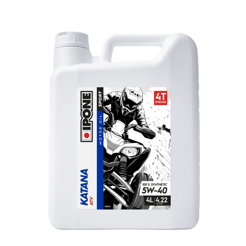 IPONE KATANA ATV 5W40 OLEJ SILNIKOWY 100% SYNTETYK 4L (ESTER, MA2) (AKC) (6) ZASTĘPUJE 800164 (1)