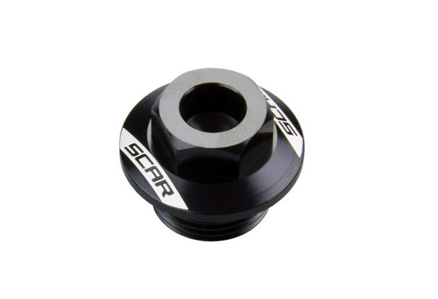 SCAR RACING ŚRUBA GÓRNEJ PÓŁKI ZAWIESZENIA KTM SX/SXF/EXC/EXCF '03-, HUSQVARNA, GASGAS, HUSABERG KOLOR CZARNY (1)