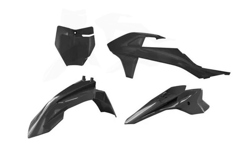 RACETECH (RTECH) KOMPLET PLASTIKÓW GAS GAS MC 50 '24-'25 KOLOR CZARNY (1)
