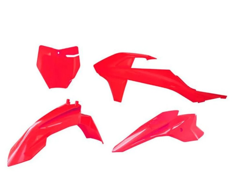 RACETECH (RTECH) KOMPLET PLASTIKÓW GAS GAS MC 50 '24-'25 KOLOR OEM CZERWONY (1)