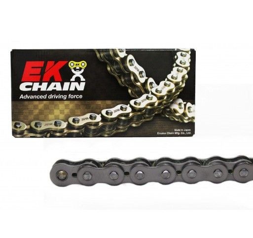 EK ŁAŃCUCH NAPĘDOWY EK520MVXZ2 124 QX-RING (DO 1000CCM) (124-OGNIW) (40,0KN) (MADE IN JAPAN) (ZAKUWKA) (1)