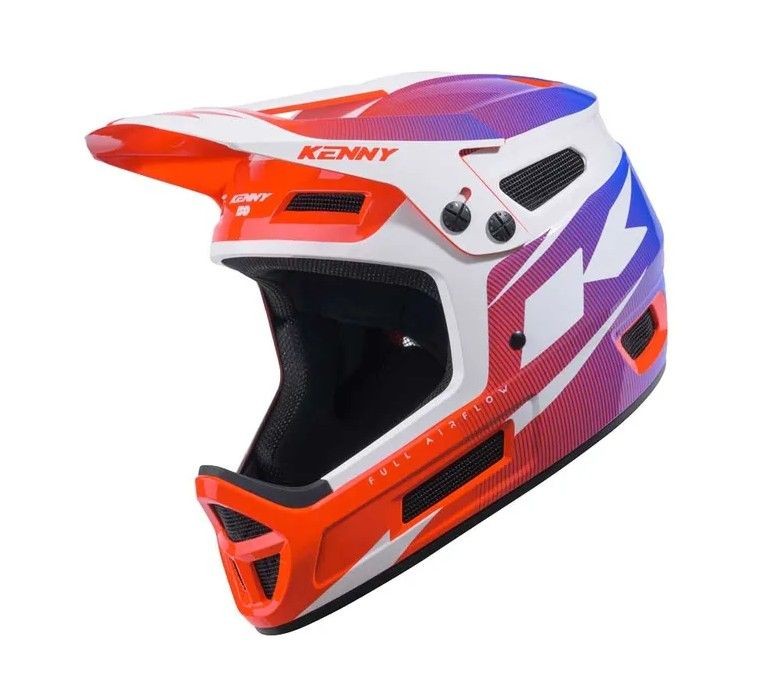 KENNY RACING KASK ROWEROWY MTB ELITE PATRIOT NIEBIESK/CZERWONY/BIAŁY ROZMIAR M (1)