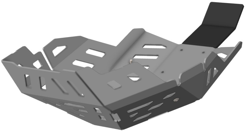 CROSSPRO OSŁONA POD SILNIK ALUMINIOWA YAMAHA XTZ 690 TENERE 700 '25-, RALLY EDITION '25- KOLOR CZARNY (1)