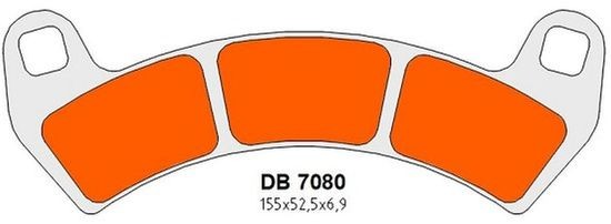 DELTA BRAKING KLOCKI HAMULCOWE KH680 PRZÓD POLARIS RZR 925 PRO XP/XP4 '20-'22, RZR 925 TURBO '19-'22, GENERAL 1000 XP4 '21-'22, RZR 1000 XP/XP4 '16-'18 - ZASTĄPIONE PRZEZ DB7080OR-D (1)
