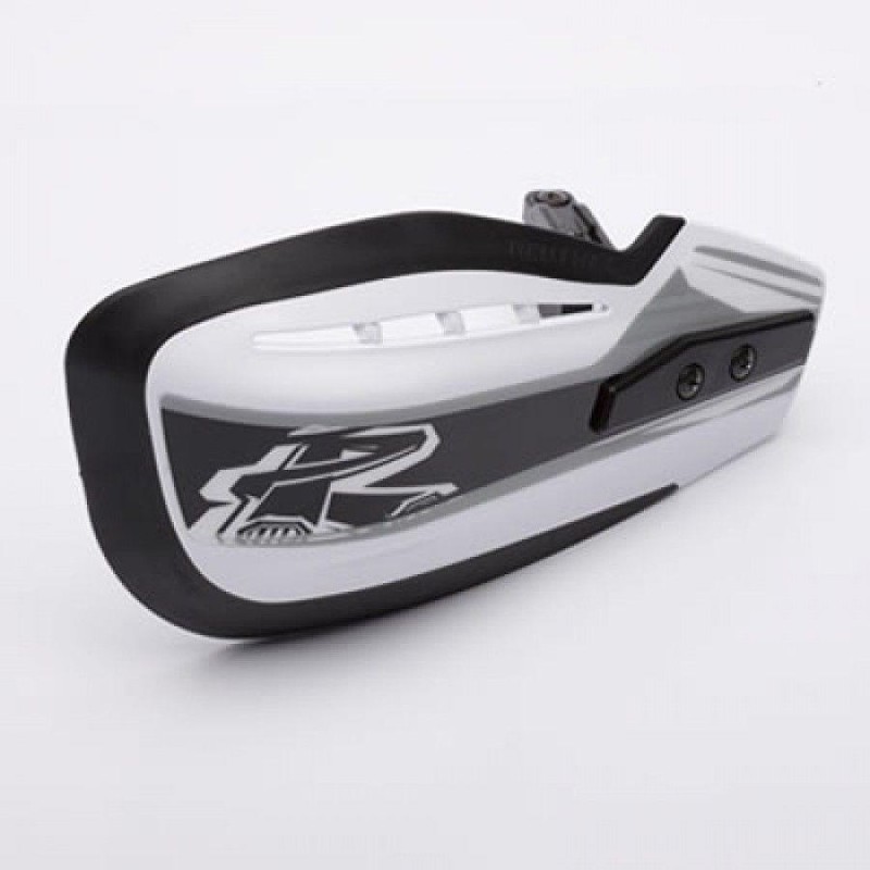 RENTHAL MX OSŁONY RĄK (HANDBARY) (LISTKI) KOLOR BIAŁY SZARY (MOCOWANIE W ZESTAWIE HG-100-BRACKET) (1)