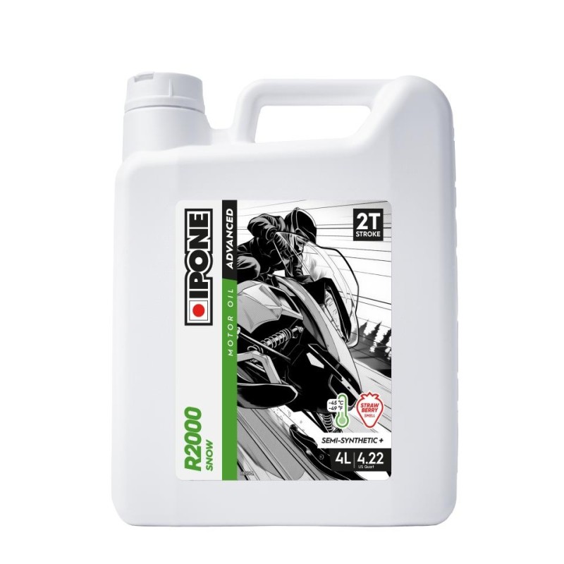 IPONE R2000 SNOW FRAISE OLEJ DO SKUTERÓW ŚNIEŻNYCH 4L (ZAPACH TRUSKAWKOWY) (-45ST.C) (AKC) (6) ZASTĘPUJE 800174 (1)