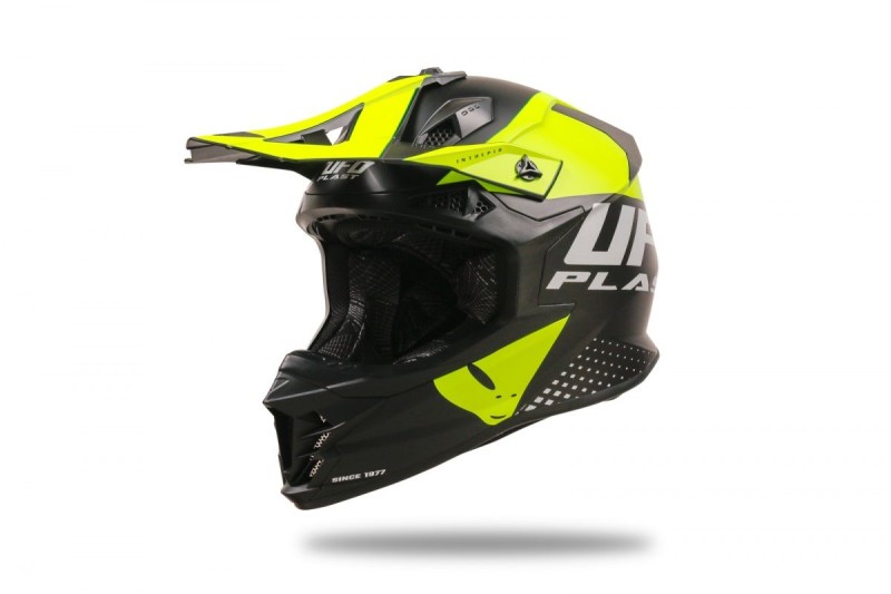 UFO KASK INTREPID CROSS KOLOR CZARNY / ŻÓŁTY FLUO ROZMIAR XS ( ECE 22R06 ) - KOLEKCJA 2025 (1)