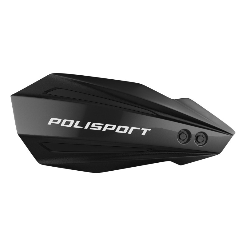 POLISPORT OFERTA SPECJALNA OSŁONY RĄK (HANDBARY) MODEL BULLIT Z UNIWERSALNYM ZESTAWEM MONTAŻOWYM 22/28 KTM KOLOR CZARNE (1)