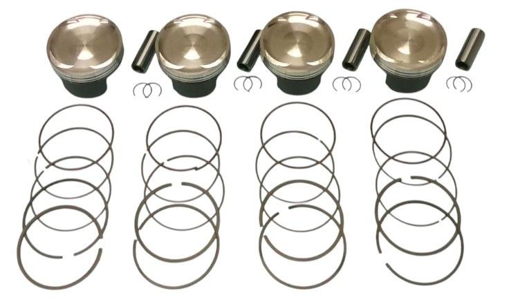 WOSSNER KOMPLET TŁOKÓW HARLEY DAVIDSON XR 750 '97-'15 (12.5:1) DWA PIERŚCIENIE (1)