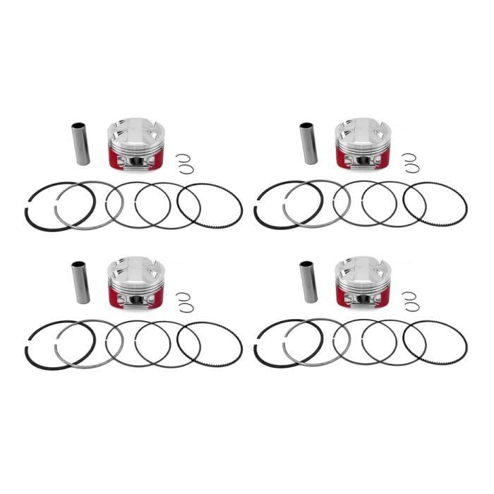 WOSSNER KOMPLET TŁOKÓW KAWASAKI ZX10 '88-90, GPZ 1000 RX '88-'90 (11.5:1) (75,44MM) (1)