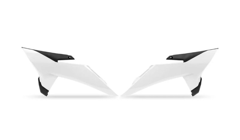 UFO 2025/08 OSŁONY CHŁODNICY KTM SX 85 '18-'26 KOLOR BIAŁY (1)