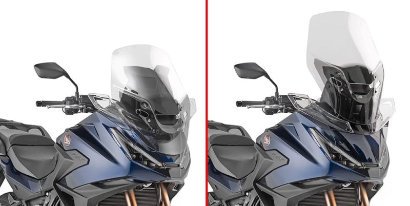 KAPPA 2025/09 SZYBA HONDA NT 1100 '25, 60 X 49 CM PRZEZROCZYSTA (11 CM WYŻSZA OD ORYGINALNEJ) (1)