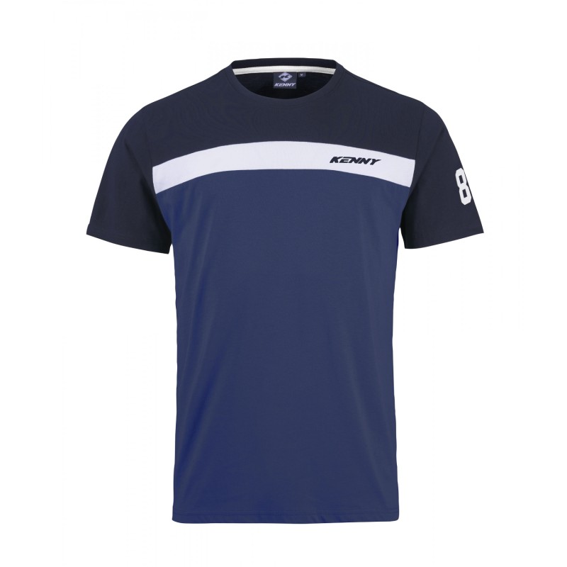 KENNY RACING T-SHIRT COLLEGE BLUE KOLOR NIEBIESKI ROZMIAR S (1)