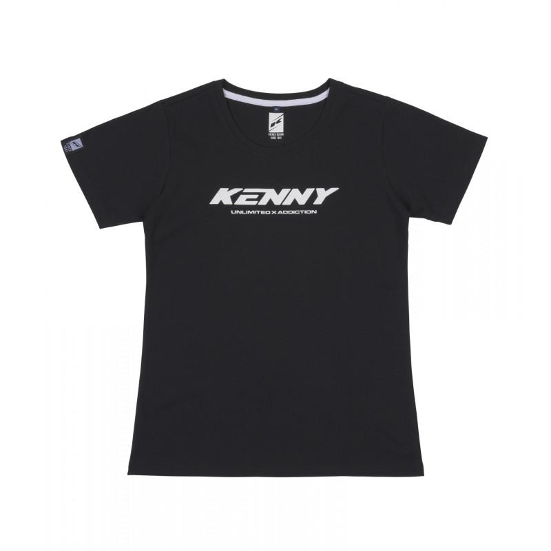 KENNY RACING T-SHIRT DAMSKI CORE BLACK KOLOR CZARNY ROZMIAR S (1)
