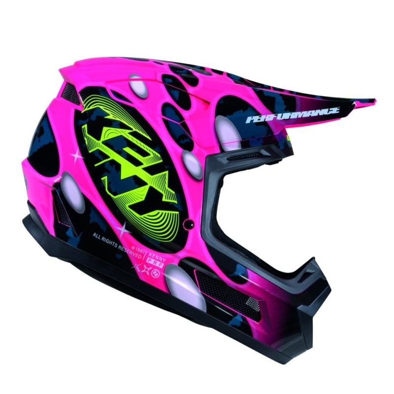 KENNY RACING KASK CROSS/ENDURO PERFORMANCE ERT GRAPHIC + POP SYSTEM KOLOR RÓŻOWY/CZARNY ROZMIAR XL (1)