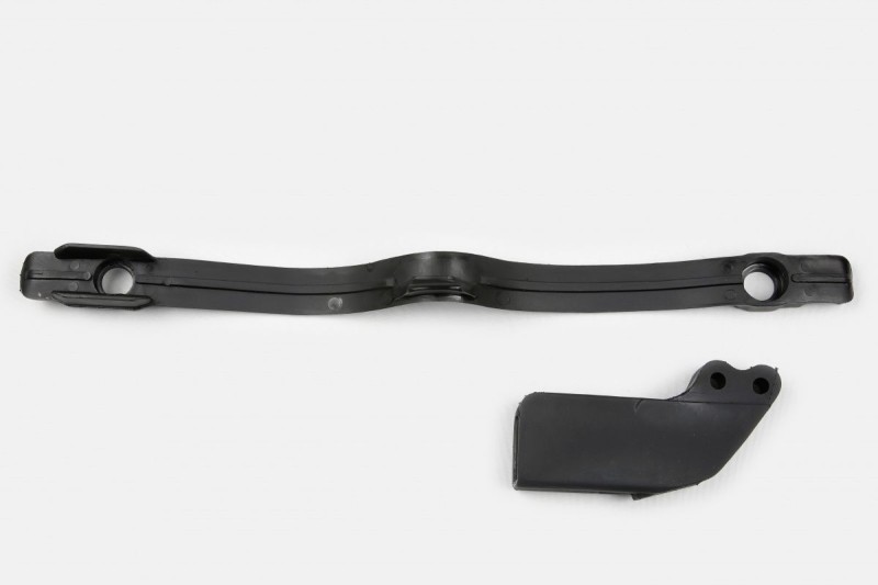 UFO KOMPLET ŚLIZG (KT03069) + PROWADNICA (KT03068) ŁAŃCUCHA KTM SX/SXF '97-'06, EXC/EXC-F '97-'07 KOLOR CZARNY (2)