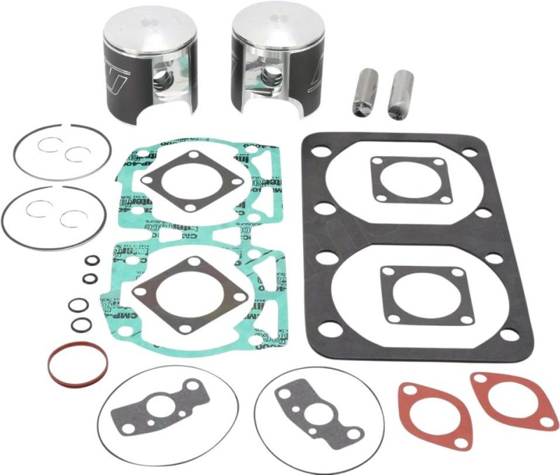 WISECO ZESTAW TŁOKÓW KOMPLETNY Z USZCZELKAMI TOP-END SKI-DOO FORMULA 583 (76.40MM) (1)