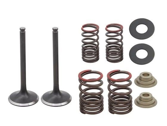 PSYCHIC 2025/05 ZAWORY WYDECHOWE (ZESTAW ZE SPRĘŻYNAMI I PODKŁADKAMI) HONDA CRF 250 F '19-'24 STALOWE (1)