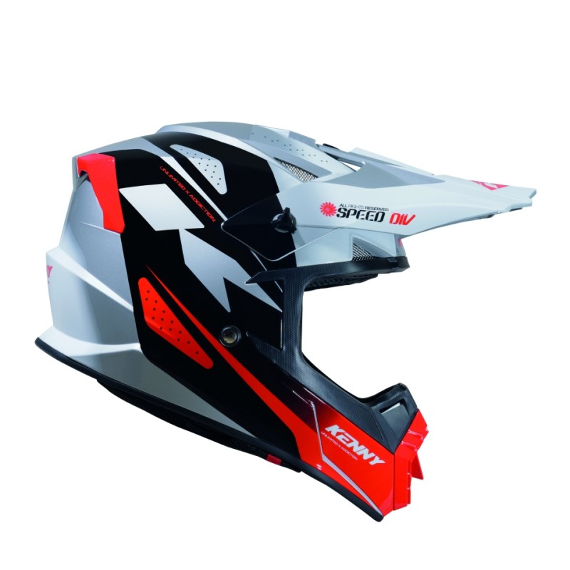 KENNY RACING KASK CROSS/ENDURO TRACK GRAPHIC SPEED BLACK RED KOLOR BIAŁY/CZARNY/CZEROWNY ROZMIAR M (1)