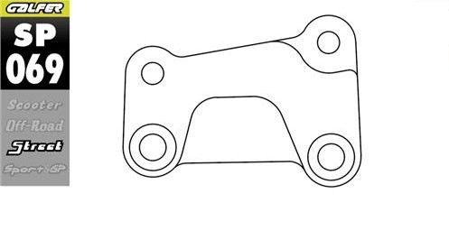 GALFER ADAPTER TARCZY HAMULCOWEJ 320MM HARLEY DAVIDSON PRAWA STRONA (HD RIGHT SIDE) (1)