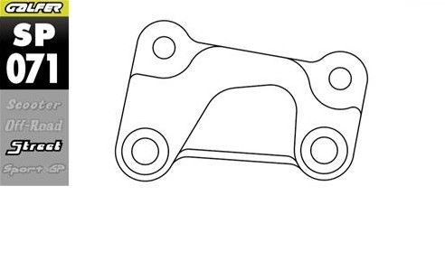 GALFER ADAPTER TARCZY HAMULCOWEJ 330MM HARLEY DAVIDSON PRAWA STRONA (HD RIGHT SIDE) (1)