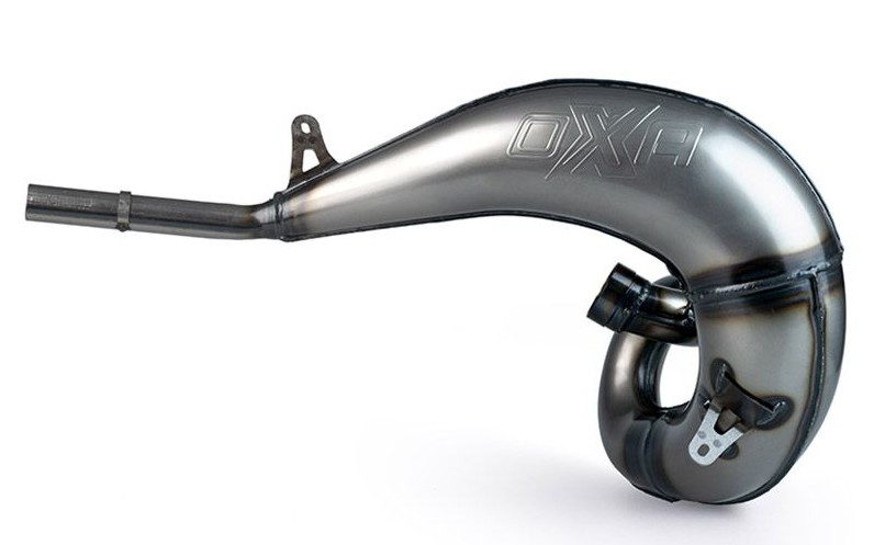 OXA FACTORY 2025/12 DYFUZOR (TUBA REZONANSOWA) FRONT EXHAUST PIPE RACING STEEL GAS GAS EC 250 / 300 '97-'14 (1)