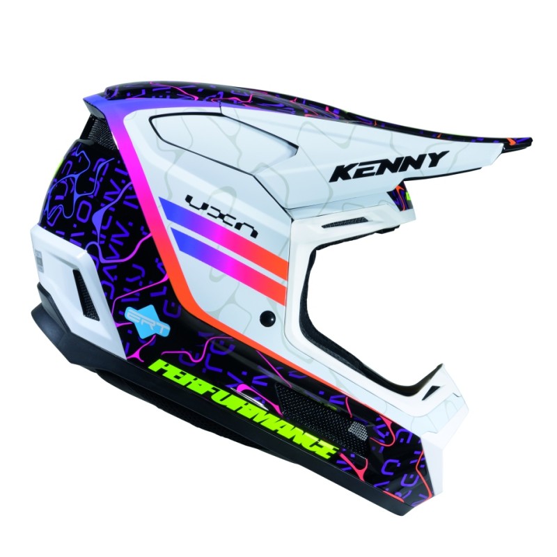 KENNY RACING KASK CROSS/ENDURO PERFORMANCE ERT GRAPHIC + WAVE BLACK WHITE KOLOR CZARNY/BIAŁY ROZMIAR M (1)
