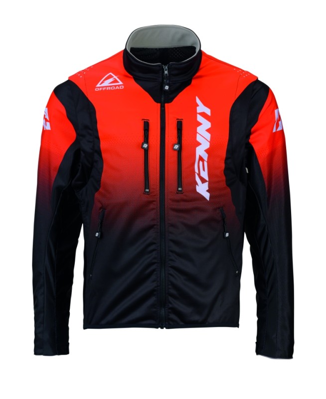 KENNY RACING KURTKA ADVENTURE/ENDURO SOFTSHELL ORANGE KOLOR POMARAŃCZOWY NEON ROZMIAR M (1)