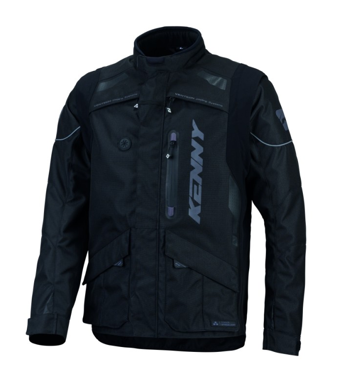 KENNY RACING KURTKA ADVENTURE/ENDURO TITANIUM BLACK KOLOR CZARNY ROZMIAR XL (1)