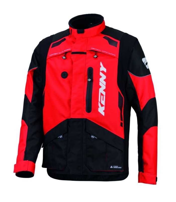 KENNY RACING KURTKA ADVENTURE/ENDURO TITANIUM RED KOLOR CZERWONY ROZMIAR XXL (1)